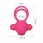 Inele erectie Power Clit Duo Silicone Cockring Pink